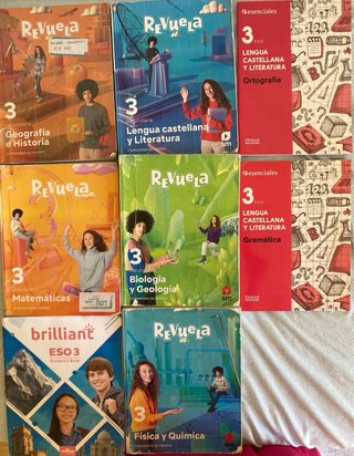 lote completo de libros de 3.º ESO SM