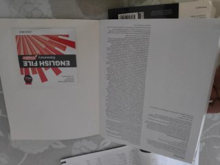 Tres libros de inglés( inglés File) con sus discos