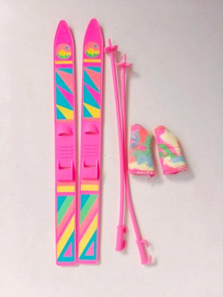 Barbie Ski Fun 1990 #7511 deportes de invierno