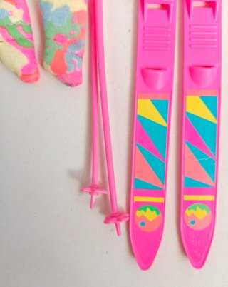 Barbie Ski Fun 1990 #7511 deportes de invierno