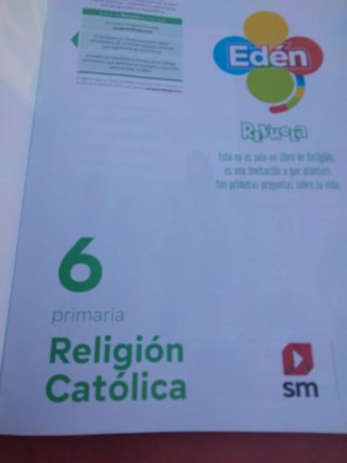 Religión Católica, 6 Primaria, Edén, Revuela