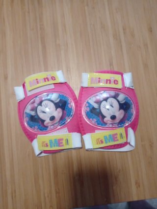 Patines Rosas Minnie Ajustables Niños + rodillerad