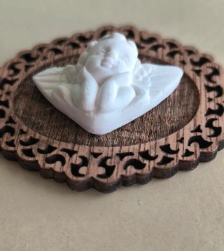 Cuadro Ángel Miniatura Casa Muñecas