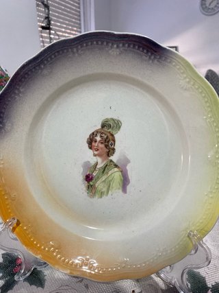 2 Platos Porcelana Cartuja Pikman Antiguos