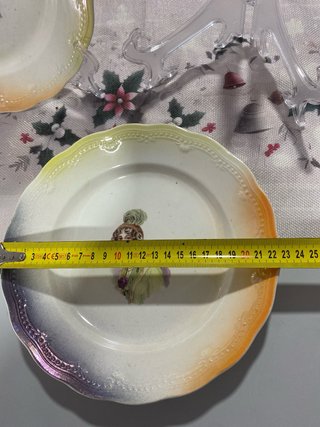 2 Platos Porcelana Cartuja Pikman Antiguos