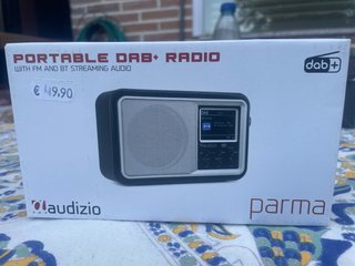 Radio Portátil Audizio DAB+ FM Bluetooth