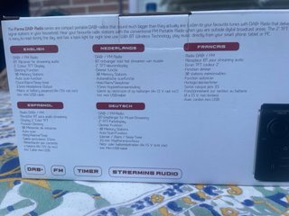 Radio Portátil Audizio DAB+ FM Bluetooth