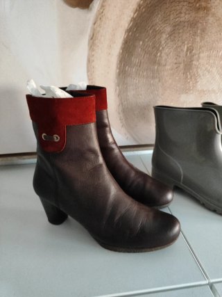 Pack botines marrones y grises