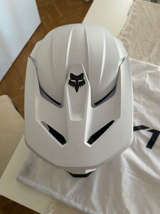 Casco Motocross, trail, enduro Fox v1 Blanco