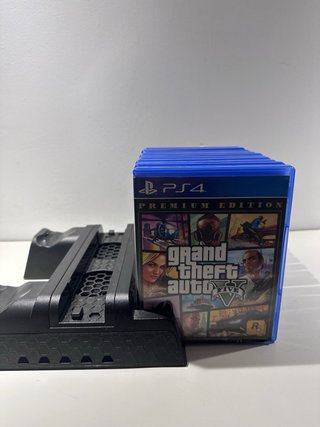 Soporte Vertical PS4 con Ventilador y Carga