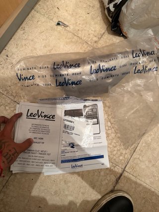 Full system LeoVince MT-07 2024 y tracer 07