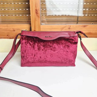 Bolso Robert Pietri burdeos terciopelo