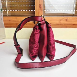 Bolso Robert Pietri burdeos terciopelo