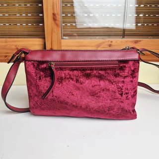 Bolso Robert Pietri burdeos terciopelo