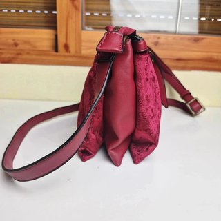 Bolso Robert Pietri burdeos terciopelo