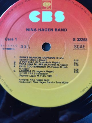 LP Nina Hagen Band