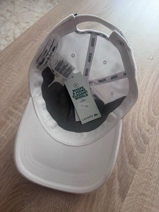 Gorra Lacoste Cocodrilo Verde Blanca