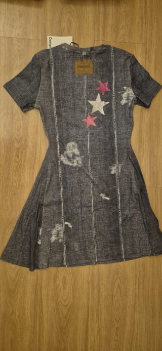 Vestido niña Desigual estrellas y corazón