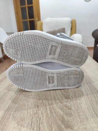 Zapatillas Puma altas blancas talla 36