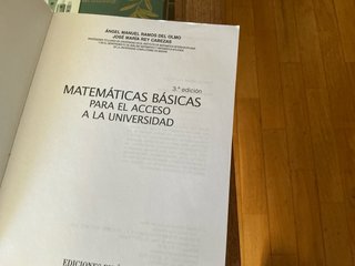 Matemáticas básicas para el acceso a la univers...