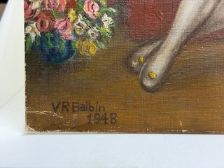 Pinturas al Óleo: Príncipe y Princesa (1948)