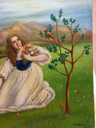 Pinturas al Óleo: Príncipe y Princesa (1948)