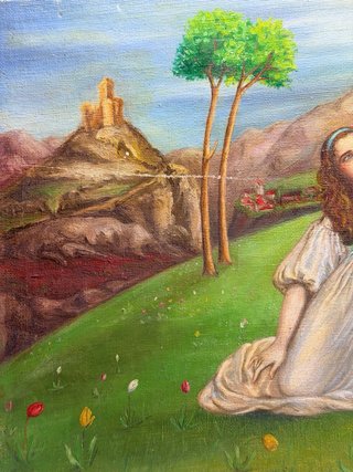Pinturas al Óleo: Príncipe y Princesa (1948)