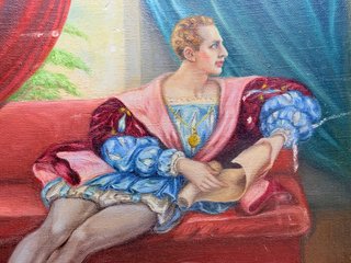 Pinturas al Óleo: Príncipe y Princesa (1948)