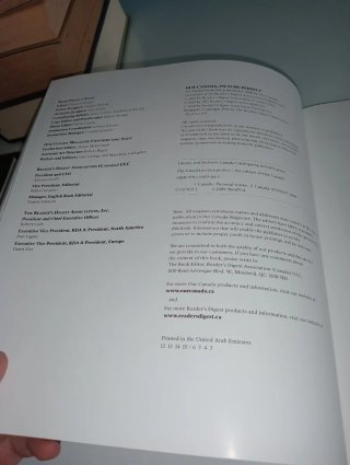 Libro ilustrado de gran formato de Canadá