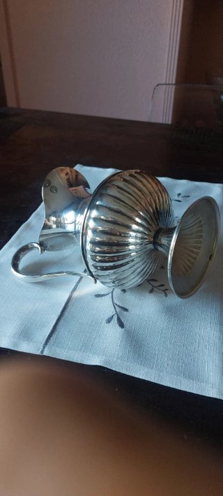 Jarra Cubitera Vintage Metal Plateado/Alpaca