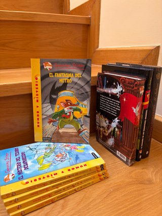 Pack de 8 libros Gerónimo Stilton, para 8-10 años