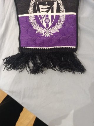 Bufanda Real Valladolid Kappa Morado/Negro