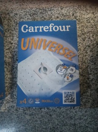 Bolsas aspiradora Carrefour Universal x4