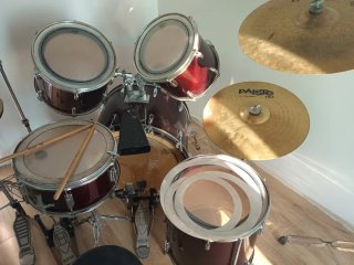 Batería de percusión completa
