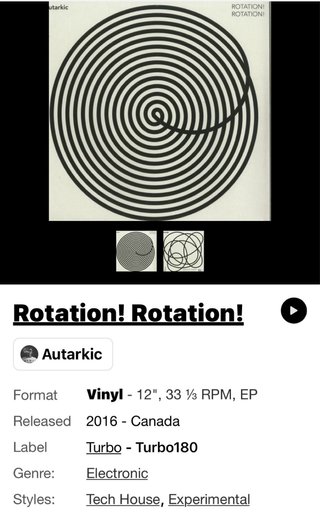 Vinilo Autarkic Rotation! Rotation!