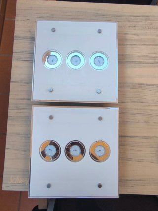 Lámpara Aplique Pared/Techo LED Blanca y Dorada