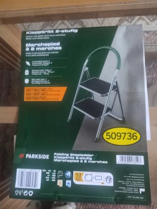 Escalera plegable 2 peldaños