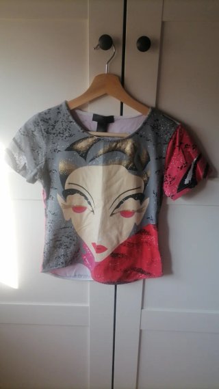 Camiseta Custo Cara Estampada Talla S