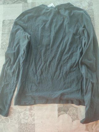 Camiseta Adidas Negra Manga Larga Talla 38