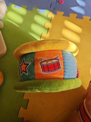Tambor infantil musical con luces y números