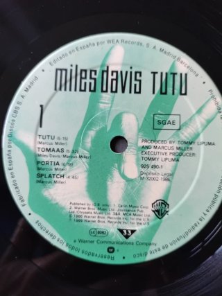 LP Miles Davis Tutu