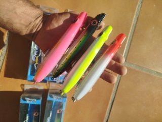 Señuelos papchiko 15 cm y 38grs