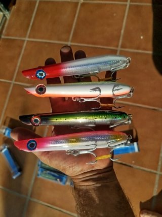 Señuelos papchiko 15 cm y 38grs