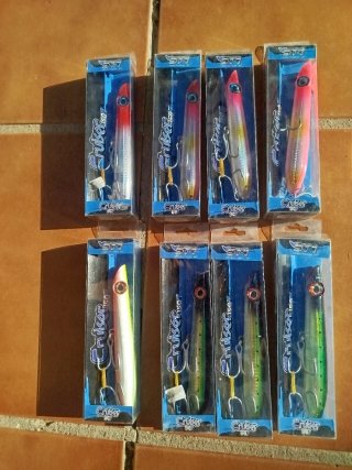 Señuelos papchiko 15 cm y 38grs