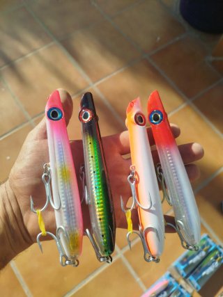 Señuelos papchiko 15 cm y 38grs