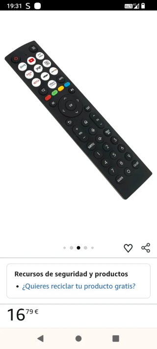Mando Voz Hisense ERF2AD36 VINABTY