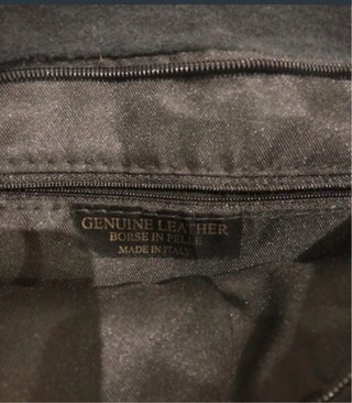 Bolso de ante azul marino