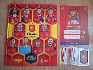 Álbum España 2026 Carrefour + 73 cromos + cartilla