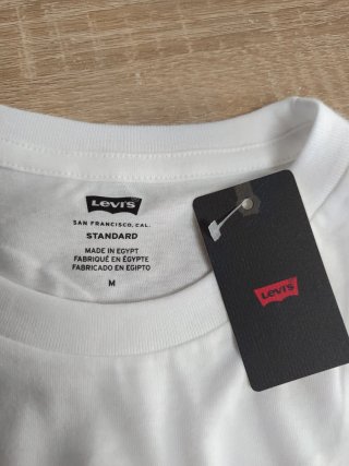 Camiseta Levi's Blanca Talla M Logo