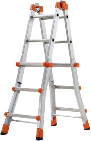 Escalera multiposición 16 peldaños